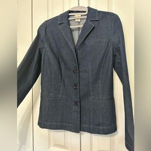 Covington long sleeves formal denim blazer jacket!